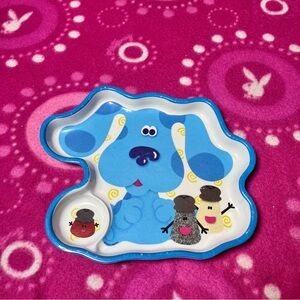 Vintage Blue’s Clues Zak Designs Sectioned Plate Kid’s Divided Plate